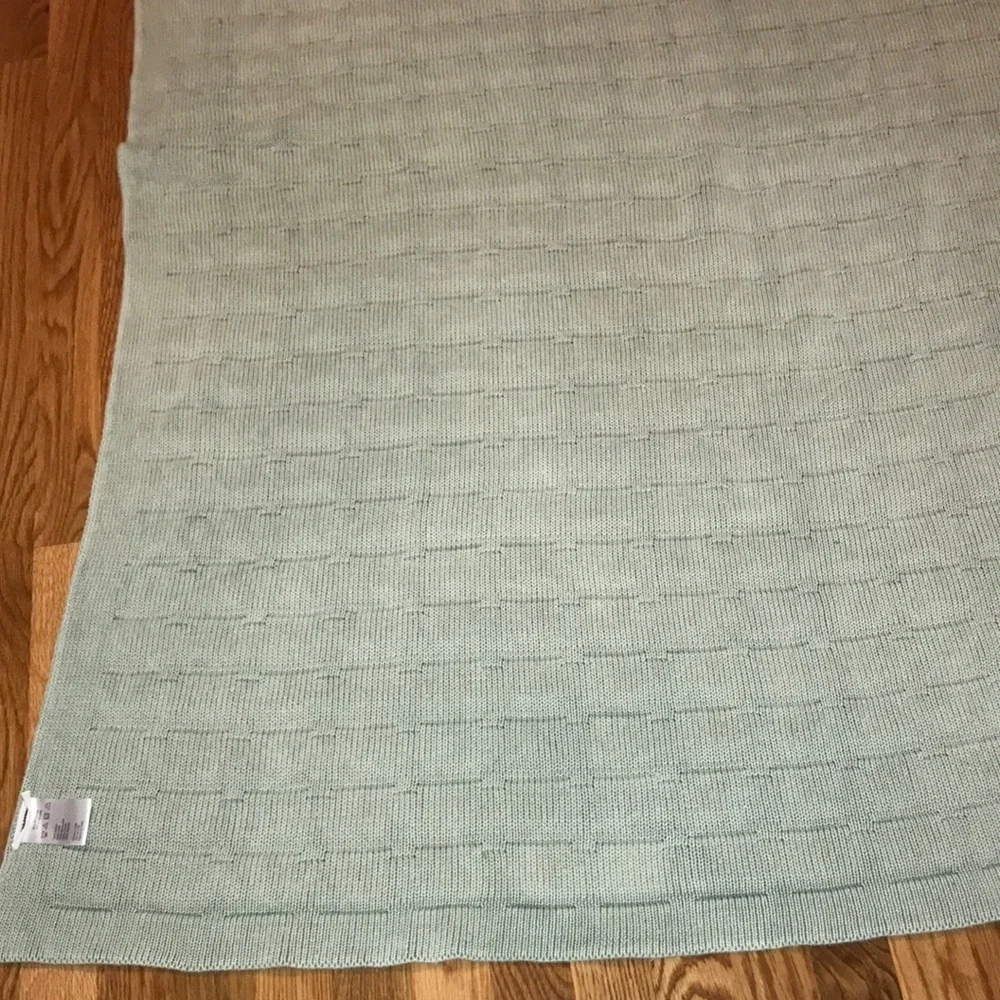 Anthropologie Narissa Throw Blanket Green